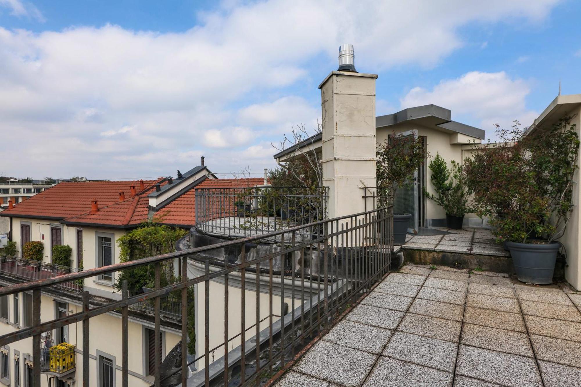 Luxury Penthouse With Rooftop Terrace Apartment Milan Exterior photo